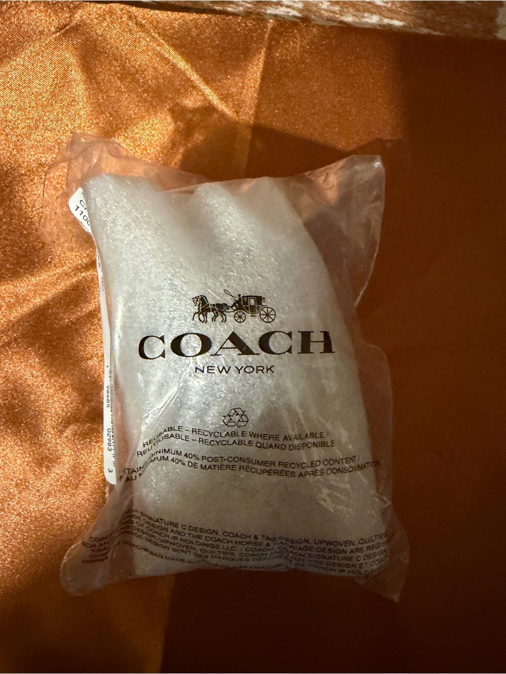 Coach Crystal Apple Bag Charm - Picture 6 of 6